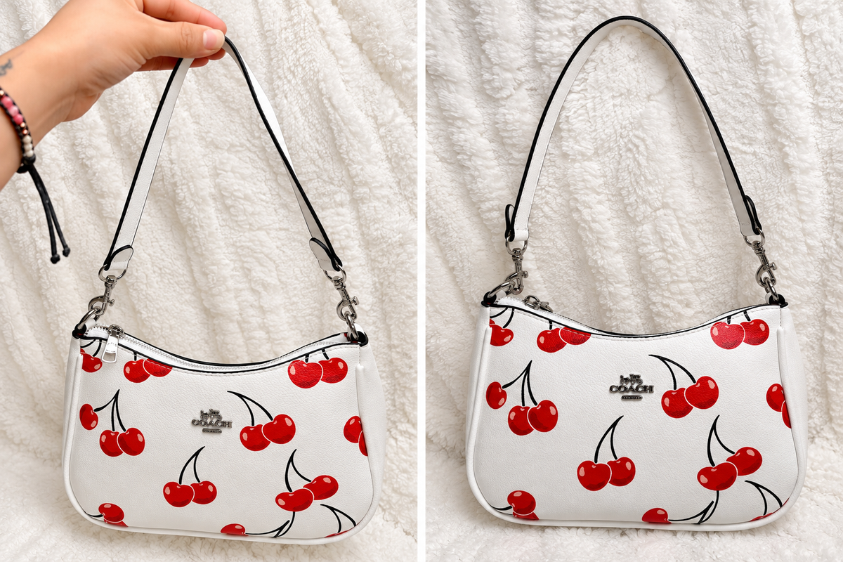 Cherry coach bag