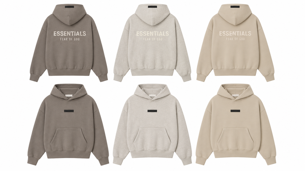 Men’s Oversized Hoodie – Neutral Colors