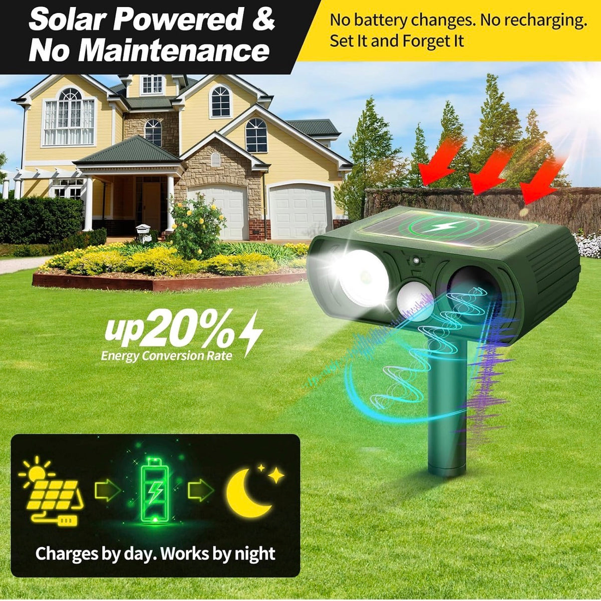 Repelente solar ultrasonido