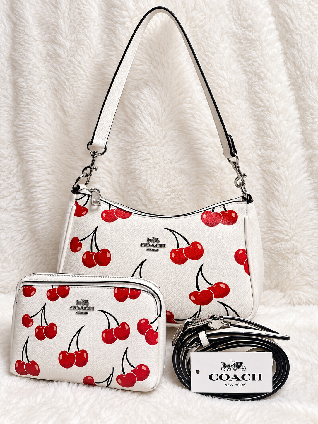 Cherry coach bag