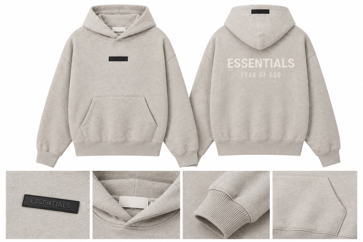 Men’s Oversized Hoodie – Neutral Colors