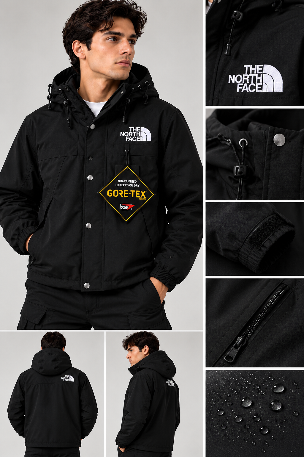 Men’s Waterproof Hooded Jacket