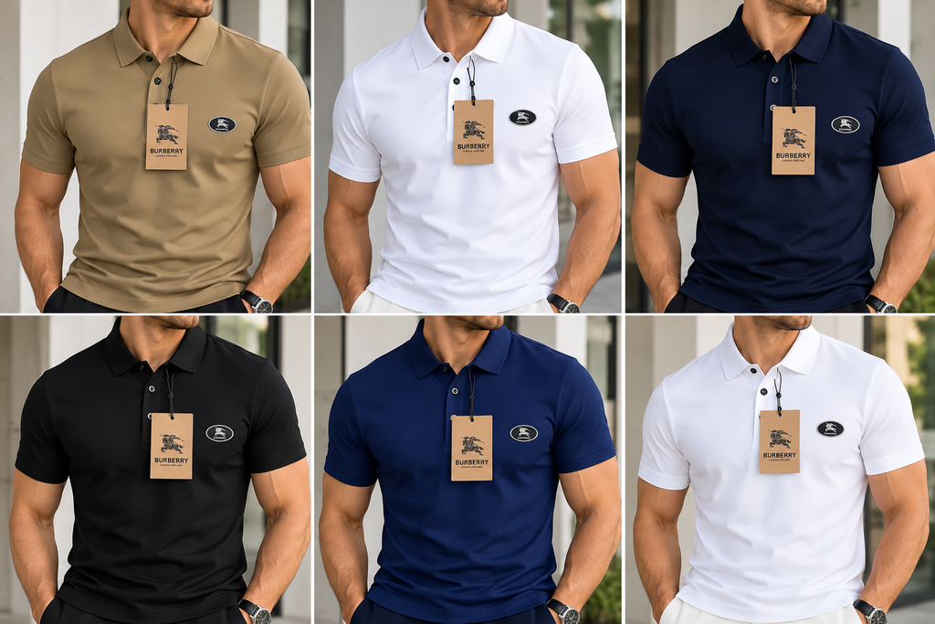 Men’s Short Sleeve Polo Shirt – Multiple Colors 👕